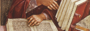 Luca Signorelli, Dante, part. affresco della cappella di San Brizio, Duomo, Orvieto