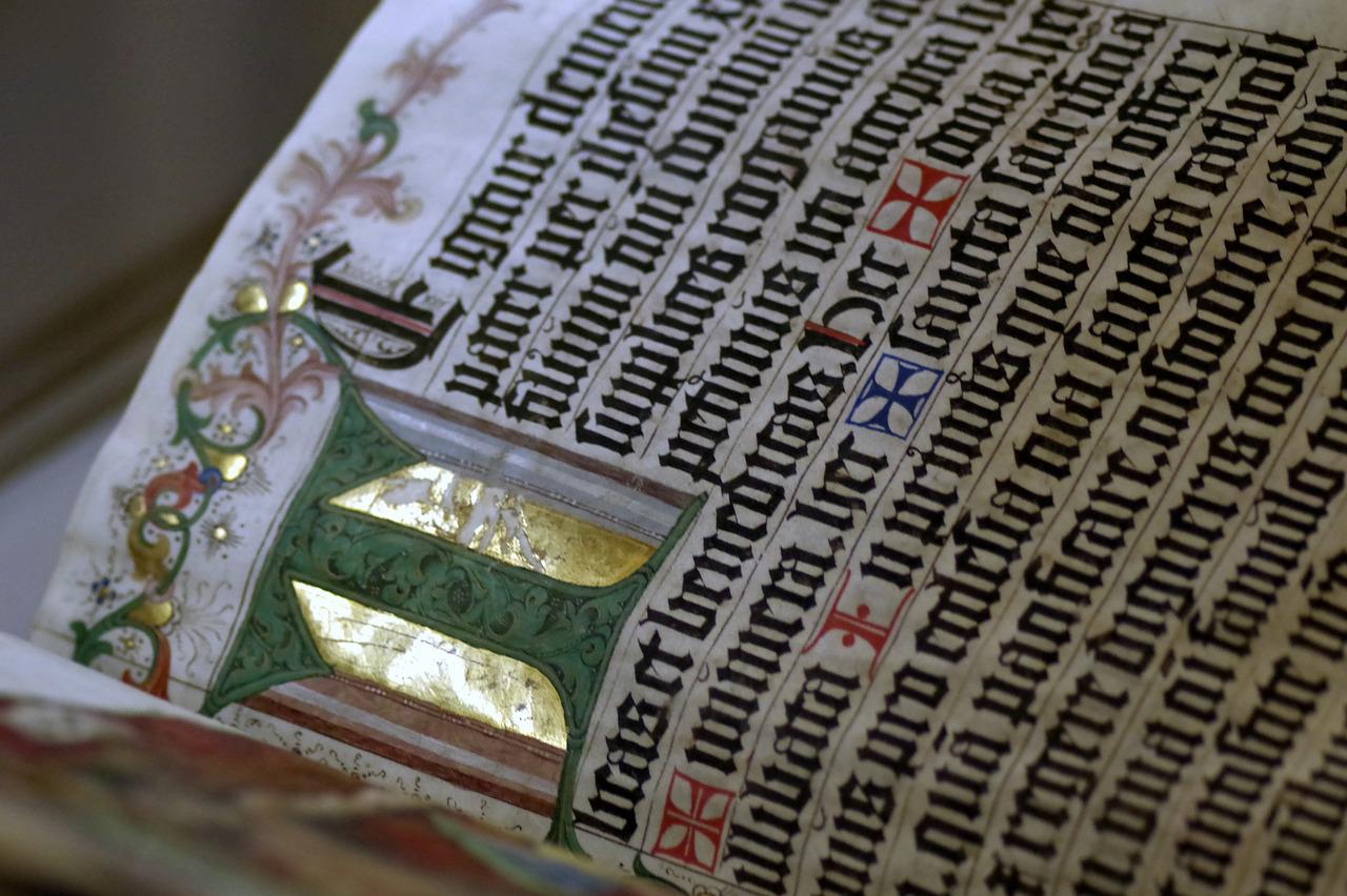 Immagine di un manoscritto medievale