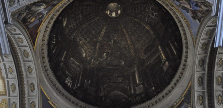 Andrea Pozzo, finta cupola della Chiesa di Sant’Ignazio di Loyola in Campo Marzio (Roma, 1685)